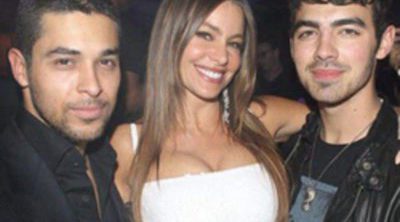 Sofia Vergara, Joe Jonas y Wilmer Valderrama se divierten de fiesta en Las Vegas