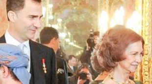 Los Reyes Juan Carlos y Sofía y los Príncipes Felipe y Letizia reciben al Cuerpo Diplomático