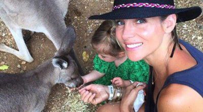 Elsa Pataky e India Rose se divierten con los canguros mientras Chris Hemsworth estrena 'Blackhat'