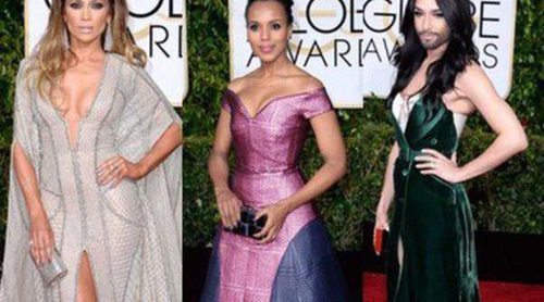 Jennifer Lopez, Kerry Washington y Conchita Wurst, entre las peor vestidas de los Globos de Oro 2015