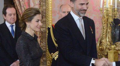 Los Reyes Felipe y Letizia reciben al Cuerpo Diplomático por primera vez como Reyes de España