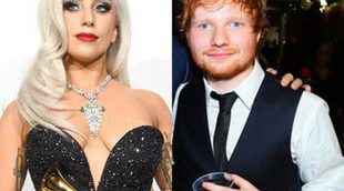 Una broma y un falso Twitter: Lady Gaga no confundió a Ed Sheeran con un camarero en los Grammy 2015