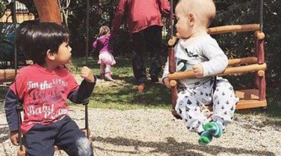 El hijo de Raquel del Rosario ya ha hecho 'amiguitos' en el parque de su nuevo hogar en Tepoztlan