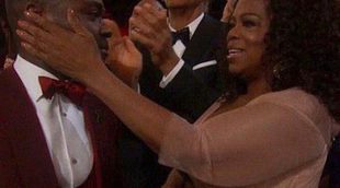 Oprah Winfrey, David Oyelowo, Jessica Chastain y Chris Pine, emocionados con la actuación de John Legend y Common en los Oscar