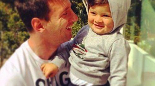 Antonella Roccuzzo y su hijo Thiago felicitan con mucho amor a Leo Messi por el Día del Padre