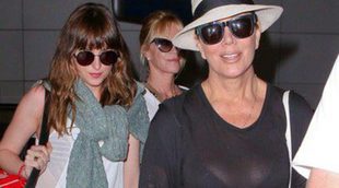 Dakota Johnson, Melanie Griffith y Kris Jenner vuelven a Los Angeles tras su escapada de chicas a Cancún