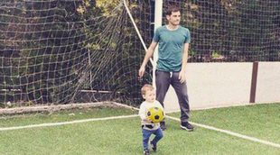 Iker Casillas quiere convertir a su hijo Martín en todo un futbolero