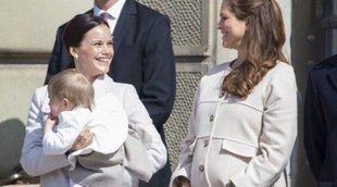 Sofia Hellqvist saca su lado más maternal con su futura sobrina, la princesa Leonor de Suecia