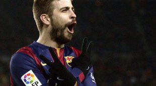 Gerard Piqué celebra la Liga del Barça posando con sus hijos Milan y Sasha: 