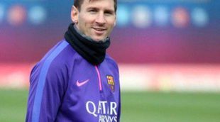 Leo Messi comparte risas y juegos con su hijo Thiago Messi tras ganar la Liga con el Barça