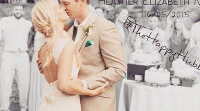 Así fue la boda de cuento de hadas de la actriz de 'Glee' Heather Morris y Taylor Hubbell