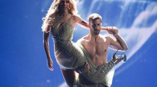 El descuido de Edurne en Eurovisión 2015: dejó al descubierto su ropa interior durante su actuación
