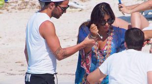 Cesc Fàbregas y Daniella Semaan se relajan en Formentera antes de ser padres de su segunda hija en común