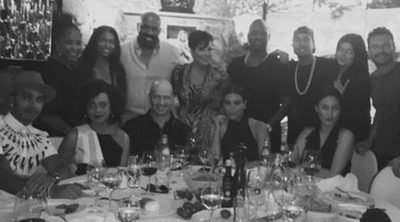 Kim Kardashian, muy bien acompañada por su "peña" en el festival de Cannes Lions