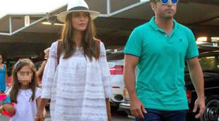 Paula Echevarría y David Bustamante aterrizan en Ibiza con Daniella para empezar sus vacaciones