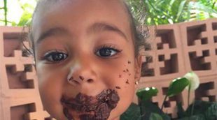 Kim Kardashian, Kanye West y su hija North disfrutan del día nacional del helado a lo grande