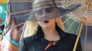 Lady Gaga, aterradoramente oriental y enlutada en las nuevas imágenes del rodaje de 'American Horror Story: Hotel'
