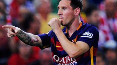 Leo Messi dedica el primer gol a su hijo recién nacido Mateo