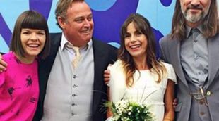 Pablo Carbonell y María, la madre de su hija Mafalda, se casan en una sorprendente boda campestre