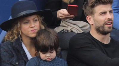 Gerard Piqué y Shakira, dos turistas en Girona junto a sus hijos Milan y Sasha