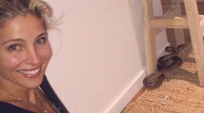 Elsa Pataky se hace un selfie con un instruso en su casa de Australia: una serpiente de dos metros