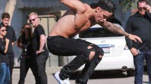 Justin Bieber ayuda a Andrea Janeiro a mejorar en sus clases de gimnasia