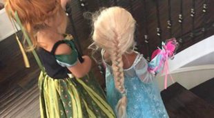 Las Kardashian adoran 'Frozen': North West y Penelope Disick se convierte en las Princesas Elsa y Anna