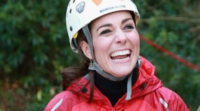 Kate Middleton, una 'royal' muy intrépida y divertida en un día de escalada con el Príncipe Guillermo