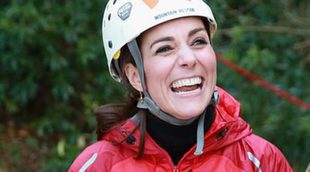 Kate Middleton, una 'royal' muy intrépida y divertida en un día de escalada con el Príncipe Guillermo