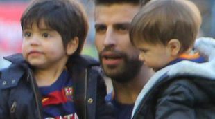 Shakira, Antonella Roccuzzo y Sofía Balbi, tres WAGs que apoyan al Barcelona con sus hijos