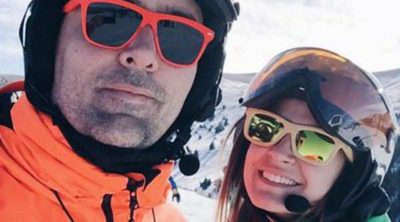 Laura Escanes se divierte en la nieve con Risto Mejide tras debutar como youtuber