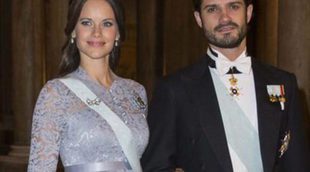 Sofia Hellqvist repite tiara en una nueva cena de gala con sus cuñadas de la Familia Real Sueca