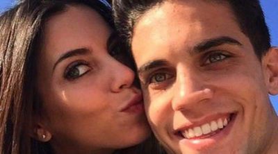 Marc Bartra y Melissa Jiménez se ponen románticos para celebrar sus dos años de amor