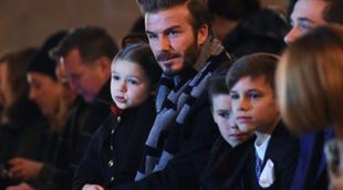 Harper Seven y los chicos Beckham, el mejor apoyo de Victoria Beckham en la Nueva York Fashion Week