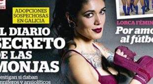 La tatuadora Caroli Dilli se desnuda en la portada de Interviú
