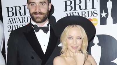 Kylie Minogue y Joshua Sasse y Emma Bunton y Jade Jones, las parejas de los Premios Brit 2016