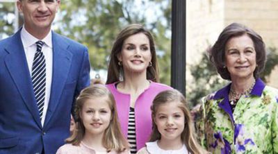 Don Felipe y Doña Letizia presiden su segunda Misa de Pascua como Reyes junto a sus hijas y a la Reina Sofía