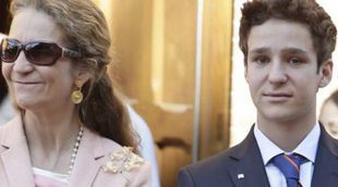 La Infanta Elena habla por primera vez de la presunta novia de su hijo Froilán