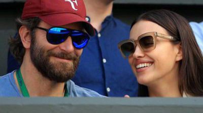 La complicidad de Irina Shayk y Bradley Cooper en las gradas de Wimbledon 2016
