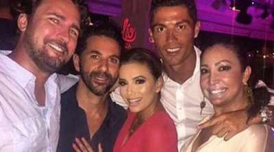 Eva Longoria y Cristiano Ronaldo coinciden durante una noche de fiesta en Ibiza