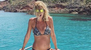 Amaia Salamanca luce embarazo en bikini mientras disfruta del verano