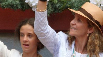 La Infanta Elena vuelve a los toros con sus hijos Froilán y Victoria Federica tras el escándalo de Palma