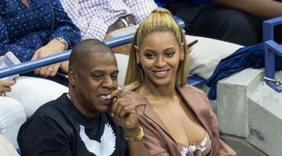 Beyoncé y Jay Z disfrutan juntos del partido de Serena Williams en el US Open en Nueva York