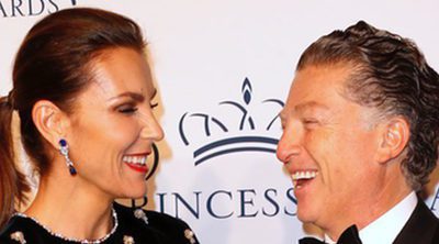 Mar Flores y Elías Sacal posan por primera vez juntos en la entrega de los premios Princesa Grace