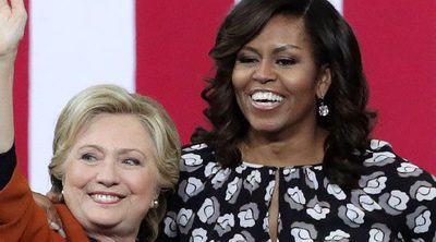 Michelle Obama apoya a Hillary Clinton en un mitin en su campaña presidencial