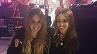 Paula Echevarría e Isabel Navarro, las groupies más privilegiadas del concierto de 'OT: El Reencuentro'