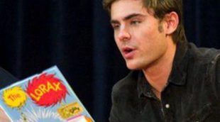 Zac Efron anima a los niños a leer con un cuento de su última película 'The Lorax'