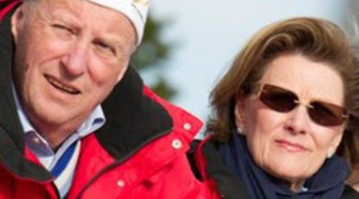 La Familia Real Noruega derrocha felicidad durante la competición de salto de esquí de Holmenkollen