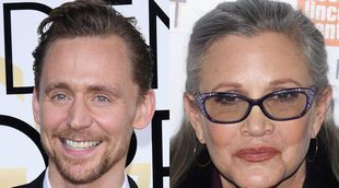 Tom Hiddleston rinde homenajea a Carrie Fisher en su discurso de los Globos de Oro 2017