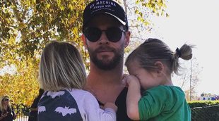 Tristan, Sasha e India Rose no se pierden a su papá Chris Hemsworth en los Globos de Oro 2017